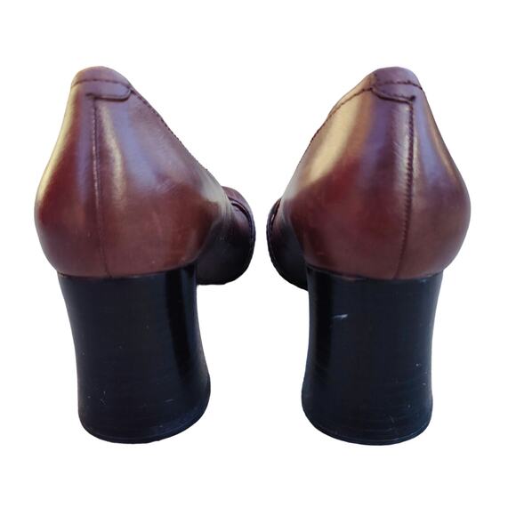 Vintage brown nine west Y2K preppy pumps - Picture 4 of 7